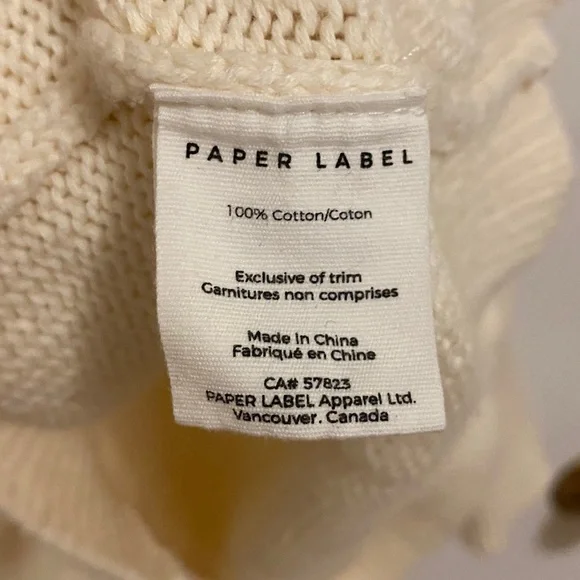 Paper Label knit pullover - Picture 4 of 5